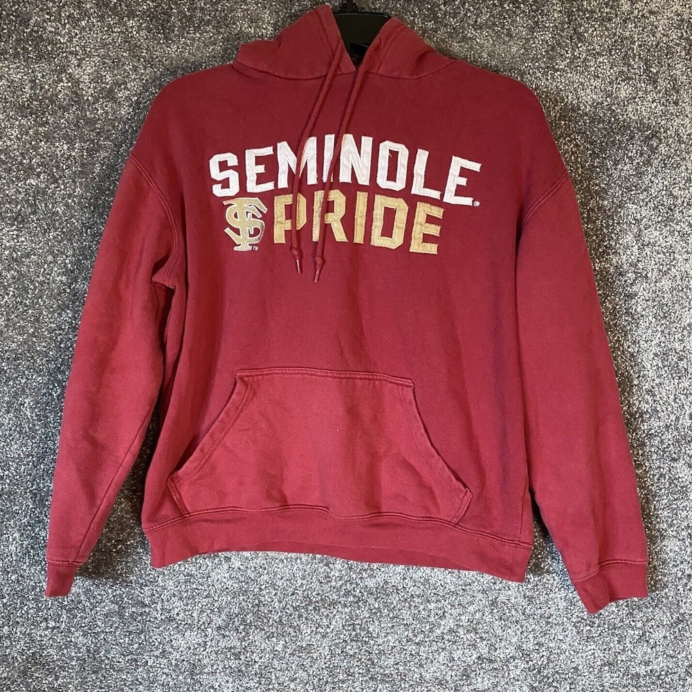 Florida State Seminoles Sweatshirt Hoodie Mens Medium NCAA FSU Y2k Embroidered‎